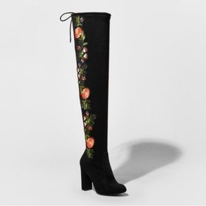 Floral Boots